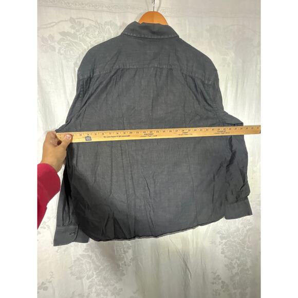 UNTUCKit Button Up XXL Gray Long Sleeve Cotton - Picture 8 of 9